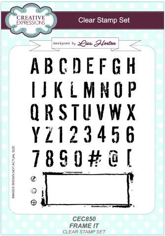 Frame It A5 Clear Stamp Set By Creative Expressions CEC850