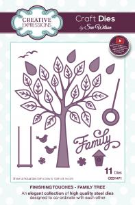 Family Tree Finishing Touches Collection CED1471 Creative Expressions Sue Wilson Dies
