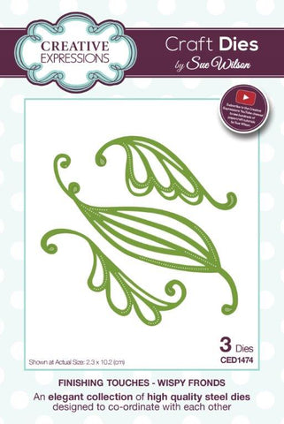 Wispy Fronds Finishing Touches by Sue Wilson Creative Expressions CED1474