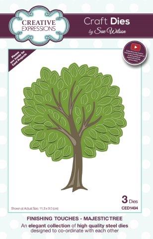 Majestic Tree Dies Finishing Touches Collection By Sue Wilson Creative Expressions CED1494