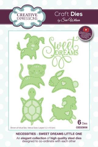 Sweet Dreams Little One Necessities Collection Die CED23008 By Sue Wilson Creative Expressions