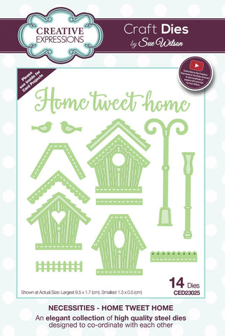 Home Tweet Home Necessities Collection By Sue Wilson Creative Expressions CED23025