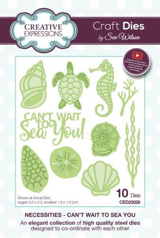 Can't Wait to Sea You Necessities Collection by Sue Wilson Creative Expressions CED23028