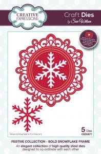 Snowflake Frame Festive Collection By Sue Wilson Creative Expressions CED3077