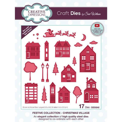 Christmas Village Festive Collection by Sue Wilson Creative Expressions CED3242