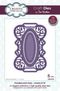 Charlotte Frames and Tags Die Sue Wilson Creative Expressions CED4319