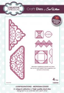 Meridina Edger Configurations Dies by Sue Wilson Creative Expressions CED6406