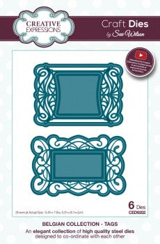 Tags Belgian Collection Dies By Sue Wilson Creative Expressions CED9202