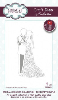 The Happy Couple Special Occasion Collection By Sue Wilson Creative Expressions CED9401
