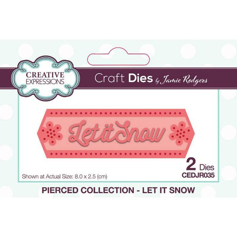 Let It Snow Pierced Collection Die From Jamie Rodgers By Creative Expressions CEDJR035
