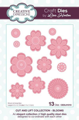 Blooms Cut And Lift Collection Dies Lisa Horton Creative Expressions CEDLH1010