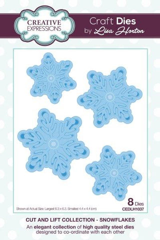 Snowflakes Cut and Lift Collection Craft Dies by Lisa Horton Creative Expressions CEDLH1037