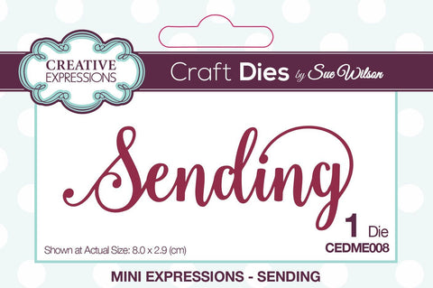 Sending Die Mini Expressions Collection By Sue Wilson Creative Expressions CEDME008