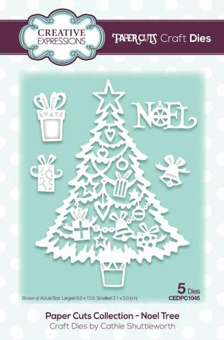 Noel Tree Paper Cuts Collection Craft Die By Cathie Shuttleworth Creative Expressions CEDPC1045