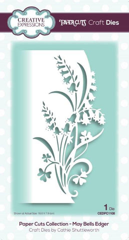 May Bells Edger Paper Cuts Collection Die By Cathie Shuttleworth Creative Expressions CEDPC1108