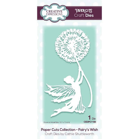 Fairy's Wish Paper Cuts Collection Craft Die By Cathie Shuttleworth Creative Expressions CEDPC1188