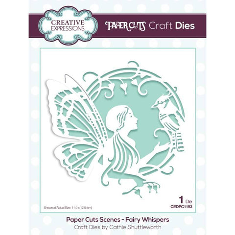 Fairy Whispers Paper Cuts Collection Craft Die By Cathie Shuttleworth Creative Expressions CEDPC1193