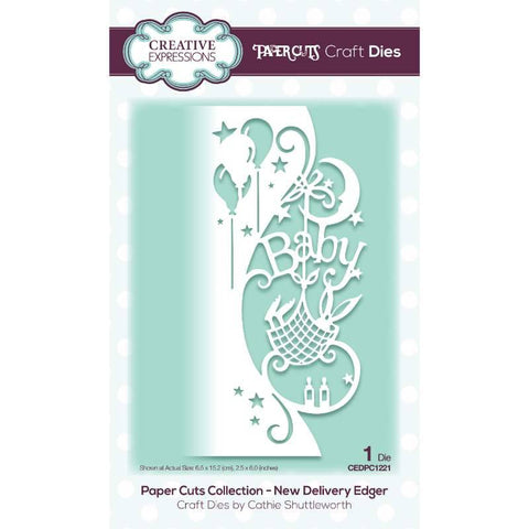 New Delivery Edger Paper Cuts Collection Die By Cathie Shuttleworth Creative Expressions CEDPC1221
