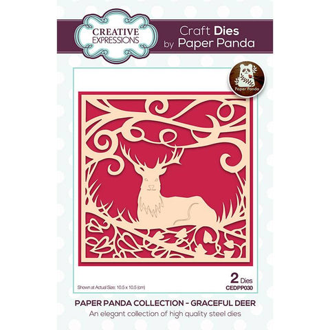 Graceful Deer Paper Panda Collection Dies Creative Expressions CEDPP030