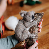 Sleepy Koala Felting Kit Crafting Kit The Crafty Kit Company CKC-NF-129