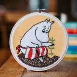 Moonminmamma Planting Moomin Cross Stitch Kit The Crafty Kit Company CKC-MOOMIN-007