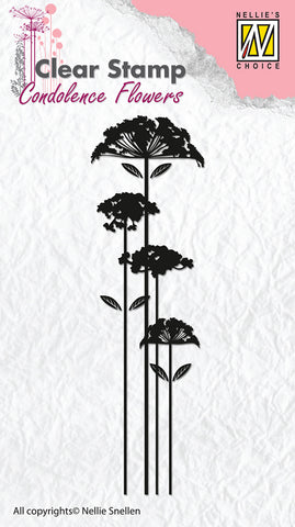 Nellie Snellen Clear Stamps Condolence Flowers - Flower 2 Ref: CSCF002