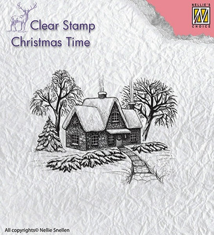 Nellie Snellen Clear Stamps - Idyllic Winter Scene Ref: CT019
