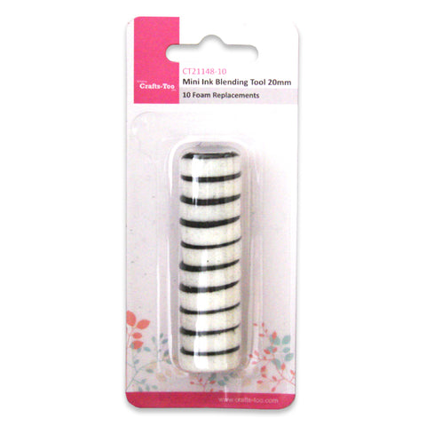 Small Round Ink Blending 10PK Refill Tools By Crafts Too CT21148-10