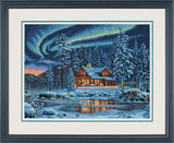 Aurora Cabin The Gold Collection Counted Cross Stitch Kit By Dimensions 35212