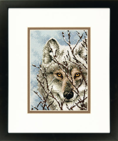 Wolf The Gold Collection Counted Cross Stitch Kit By Dimensions 70-65131