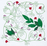 Summer Vine Half Lined Printed Fabric Cross Stitch Kit Dee Hardwicke By Anchor DEE200
