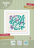 Hedgerow Berries Half Lined Printed Fabric Cross Stitch Kit Dee Hardwicke By Anchor DEE202