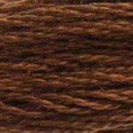 Brown 801 DMC Mouliné Stranded Cotton Embroidery Tread By DMC