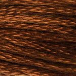 Brown 975 DMC Mouliné Stranded Cotton Embroidery Tread By DMC