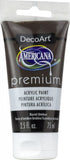 DecoArt Americana Premium Acrylic Paint 2.5 fl. oz. 75ml (Verious Colours)
