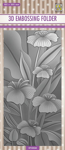 Lillies Nellie Snellen Embossing Folder By Nellies Choice EF3D048