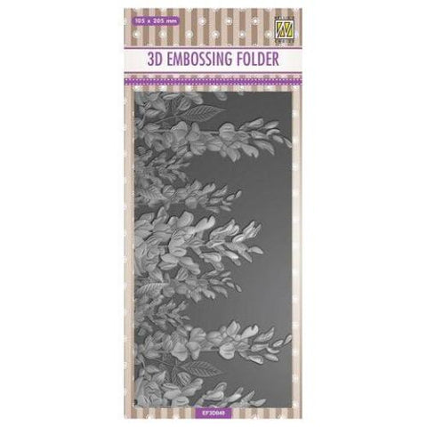 Lupins Nellie Snellen Embossing Folder By Nellies Choice EF3D049
