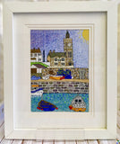 Porthleven Harbour Counted Cross Stitch Kit By Emma Louise Art Stitch Design