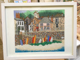 Mousehole Harbour Counted Cross Stitch Kit By Emma Louise Art Stitch Design