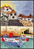St. Ives North Harbour Counted Cross Stitch Kit By Emma Louise Art Stitch Design