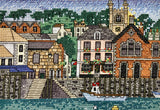 Mevagissey Harbour Counted Cross Stitch Kit By Emma Louise Art Stitch Design