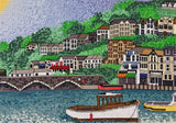 Looe Harbour, Cornwall Counted Cross Stitch Kit By Emma Louise Art Stitch Design