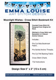 Moonlight Wishes Counted Cross Stitch Bookmark Kit By Emma Louise Art Stitch Design