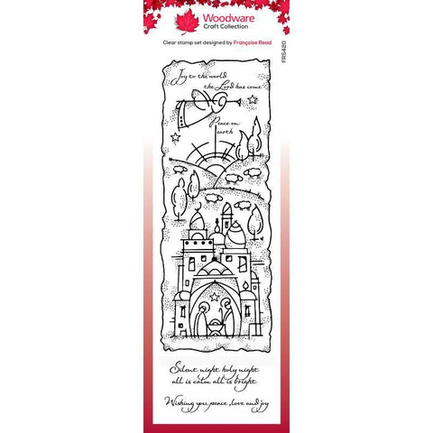 Holy Night Stamp Set From Woodware Christmas Collection By Creative Expressions FRS421