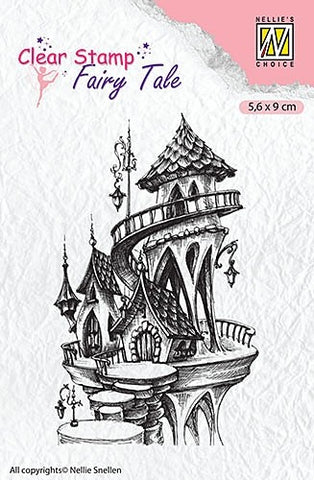 Summer Castle Nellie Snellen Fairy Tale Clear Stamps FTCS010
