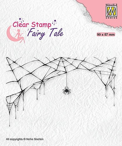 Fairy Tale Spider and Web Clear Stamps Nellie Snellen FTCS024