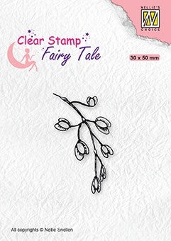Fairy Tale Blooming Branch Clear Stamps Nellie Snellen FTCS025