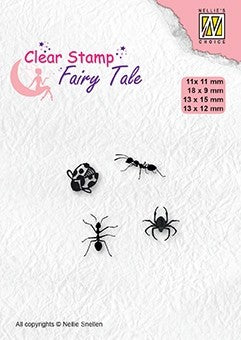 Fairy Tale Insects Clear Stamps Nellie Snellen FTCS026