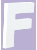 Alphabet Letters by Decopatch (White)