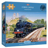 Corfe Castle Crossing 500 Piece Jigsaw Puzzle By Gibsons G3115